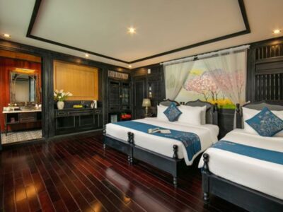 下龍灣拉里賈納豪華郵輪蘭哈三人套房54㎡