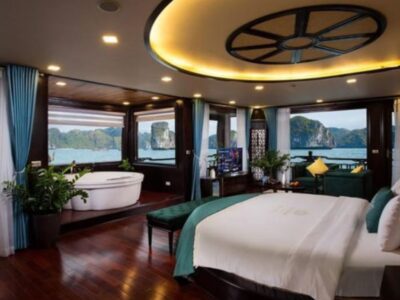 下龍灣里賈納傳奇遊輪攝政大床套房135 ㎡