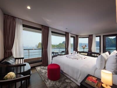 下龍灣猩紅色珍珠遊船瑪瑙珍珠60㎡