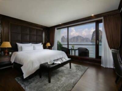 下龍灣蒙切裡遊輪優雅套房-附陽台40㎡