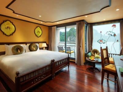 下龍灣印度支那高級郵輪小型套房32㎡