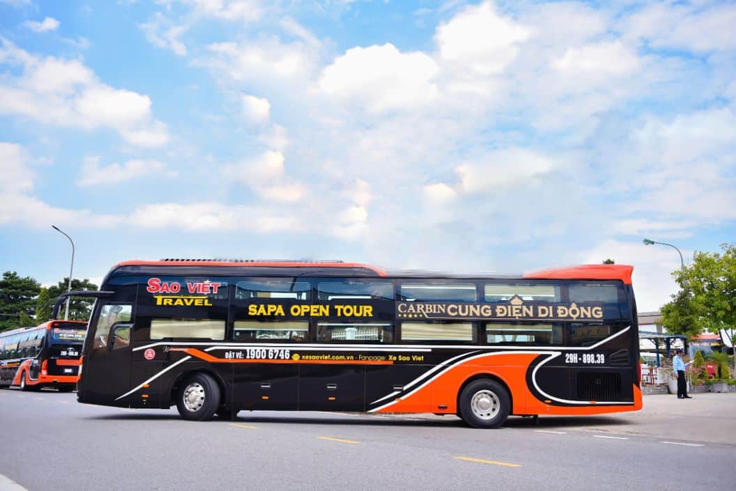 河內往返薩帕豪華21人座臥舖巴士:圖片 3