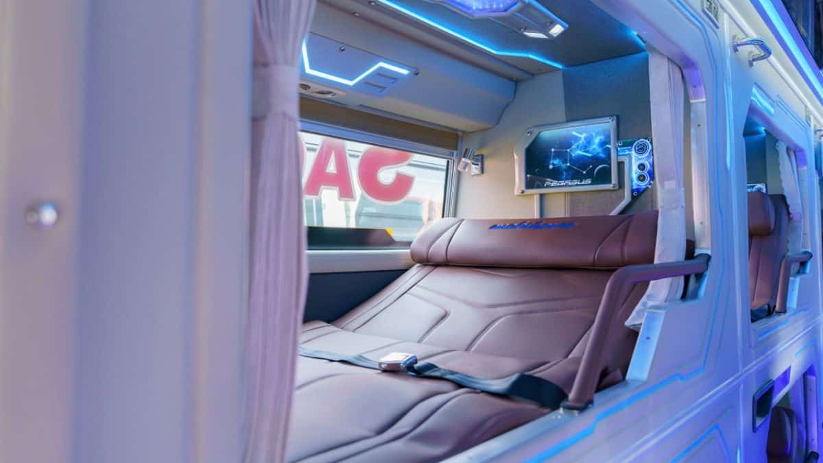 河內往返薩帕豪華21人座臥舖巴士:圖片 5