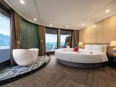 下龍灣多利亞遊輪蜜月套房-附露台50㎡