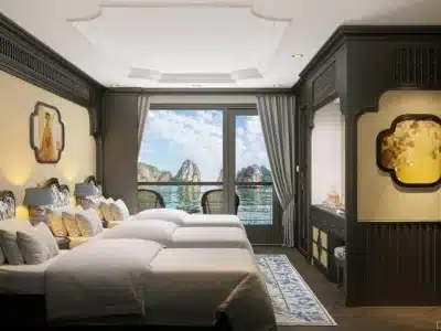 下龍灣杜緣號遊輪豪華三人房30㎡